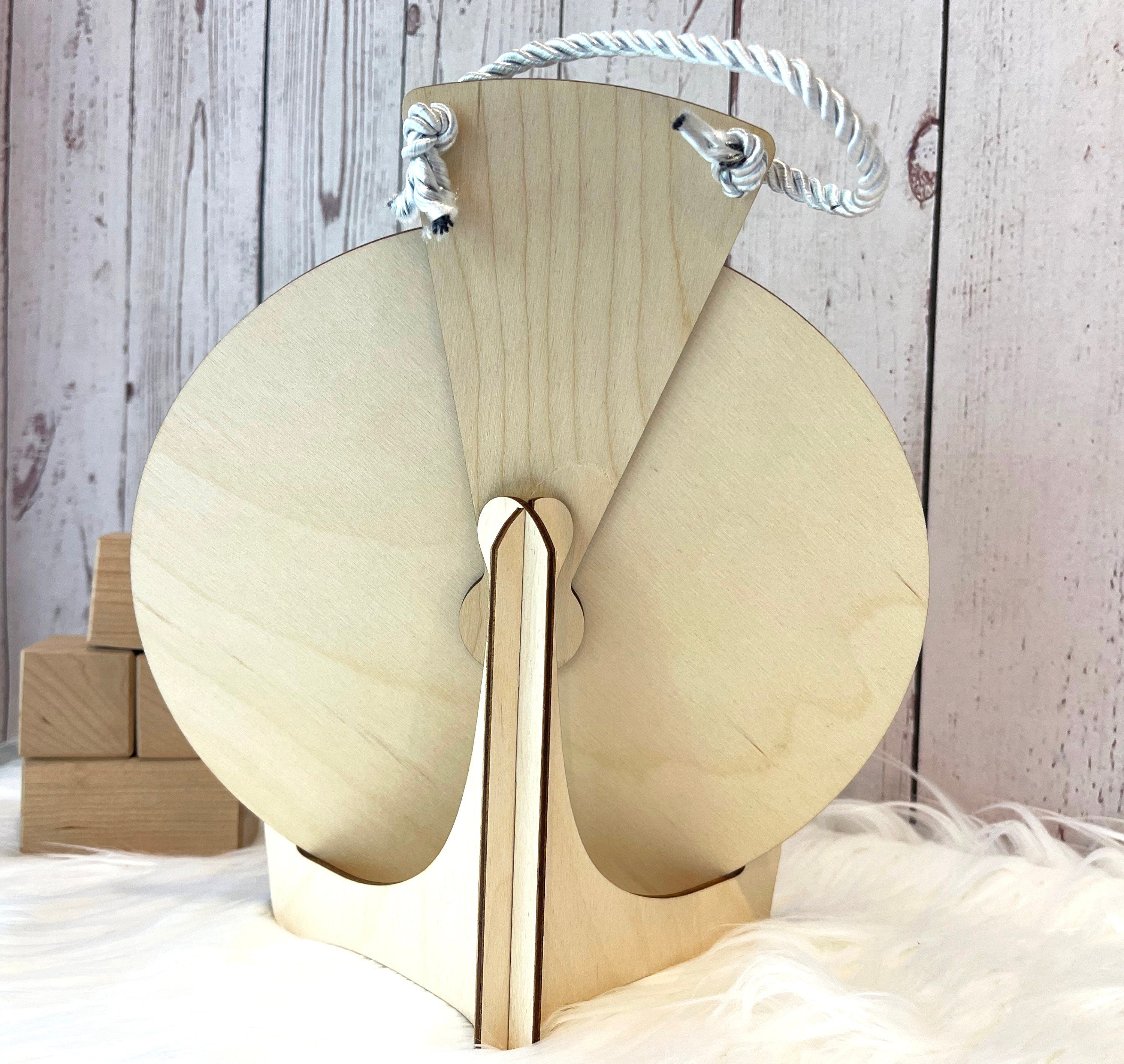 Wooden Wheel of the Year, Celtic Tree Calendar, Wooden perpetual calendar, Wall Calendar, Learning Wheel
