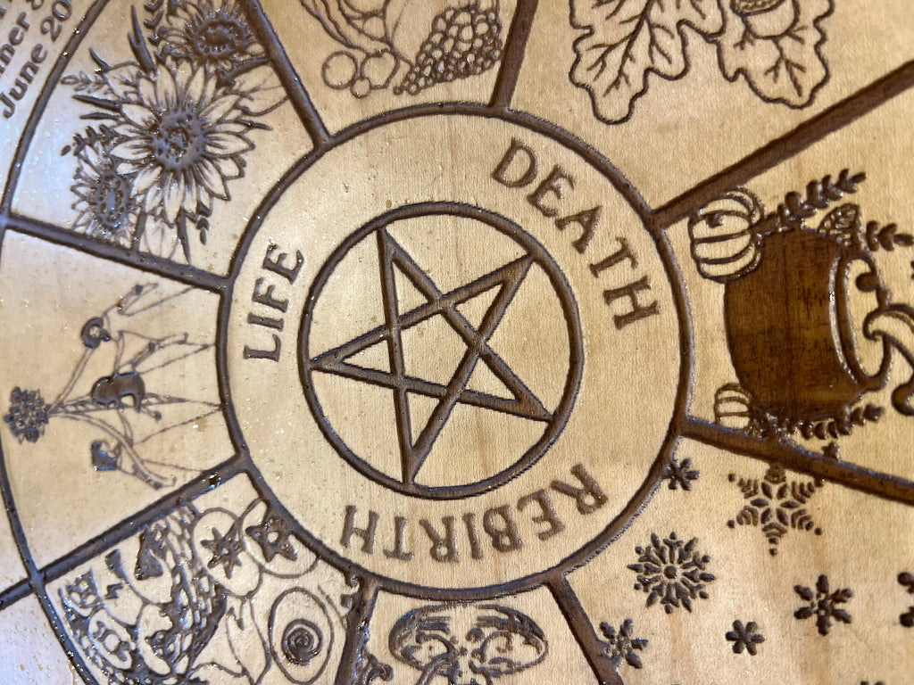 Custom Wheel of The Year - Sabbat - Wheel Of The Year - Pagan Calendar - Calendar - Witchy - Pagan - Druid - Yule - Beltane - Samhain