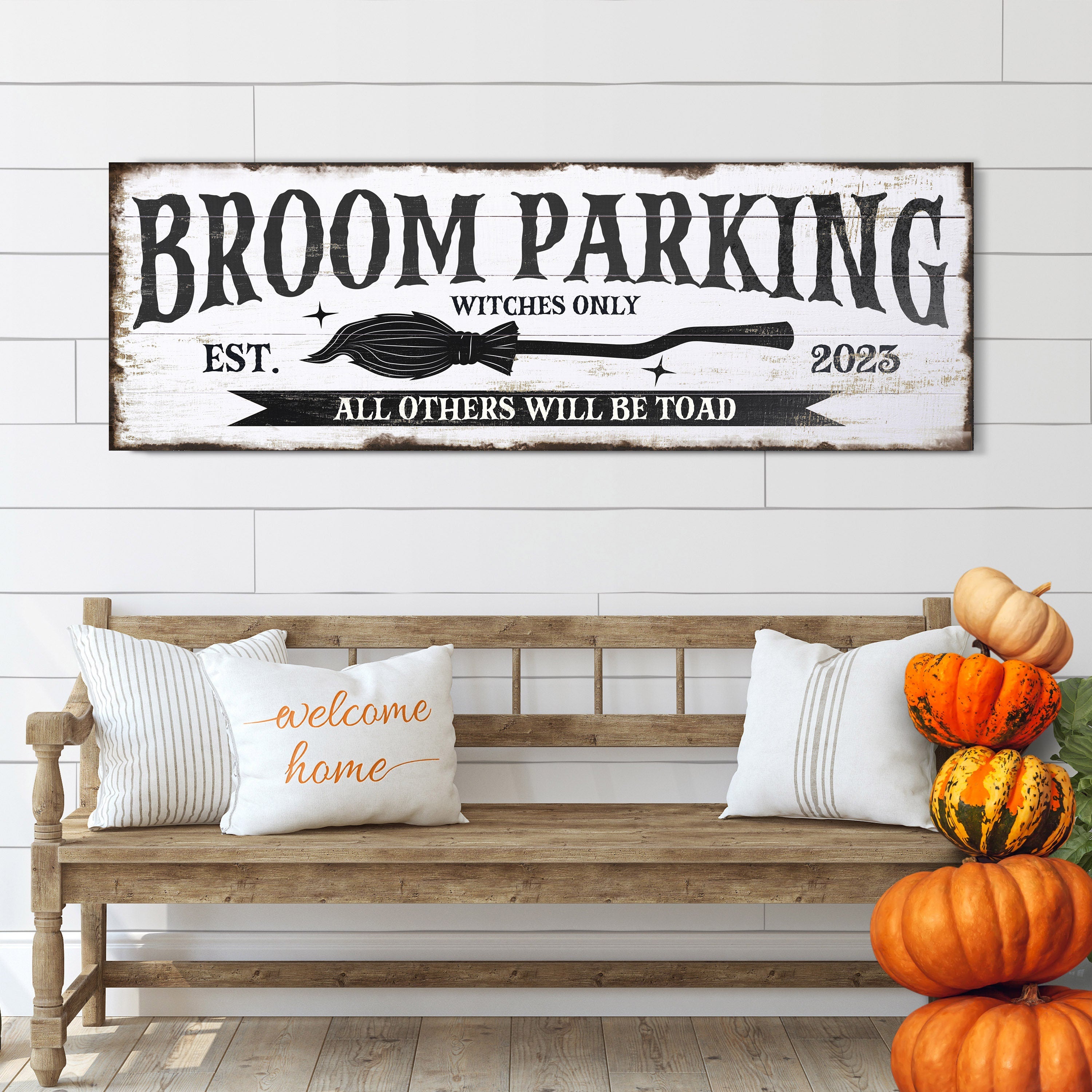 Custom Broom Parking Sign