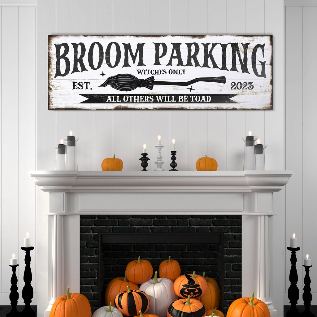 Custom Broom Parking Sign