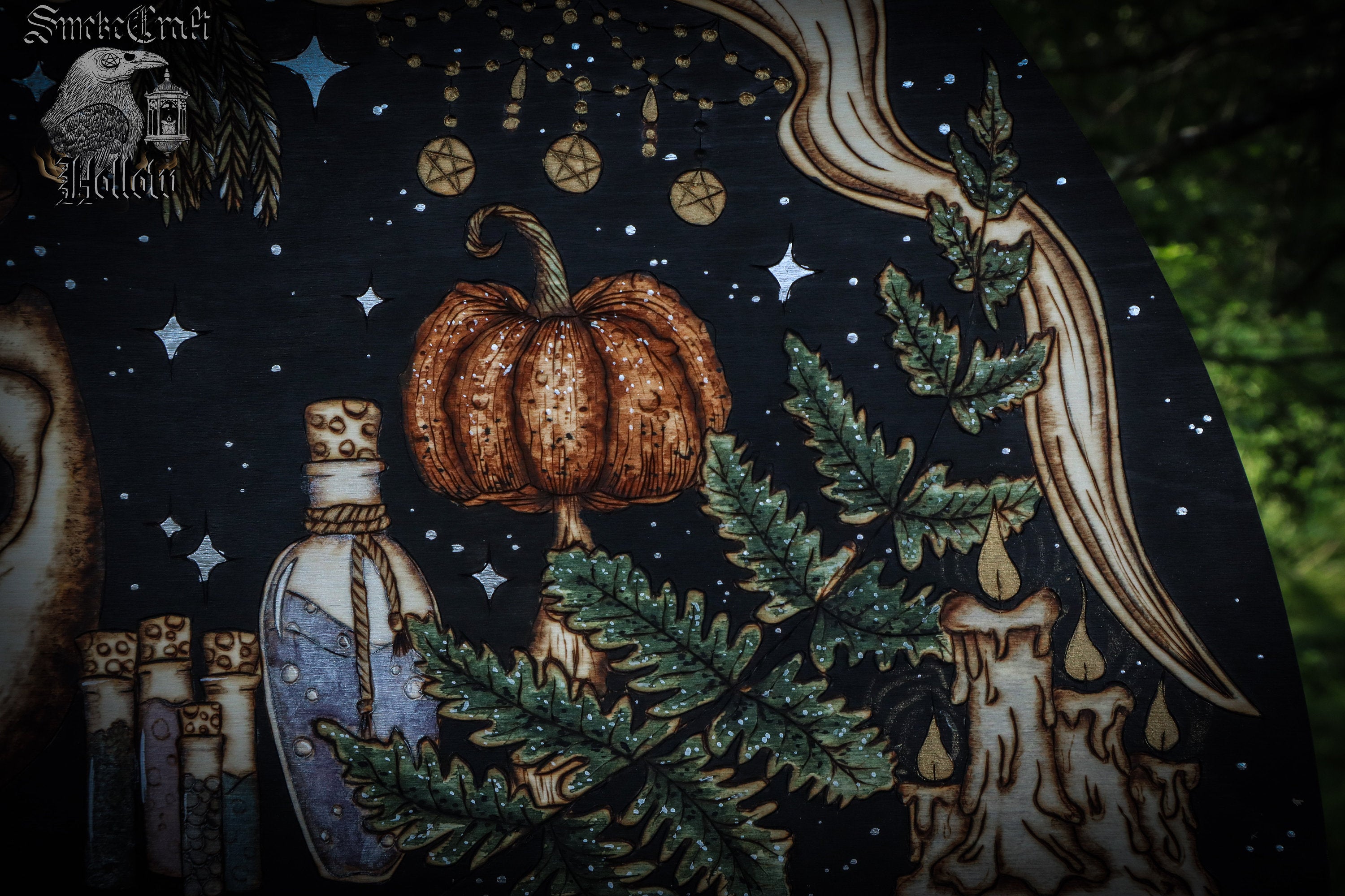 Spooky Pagan Halloween Decor