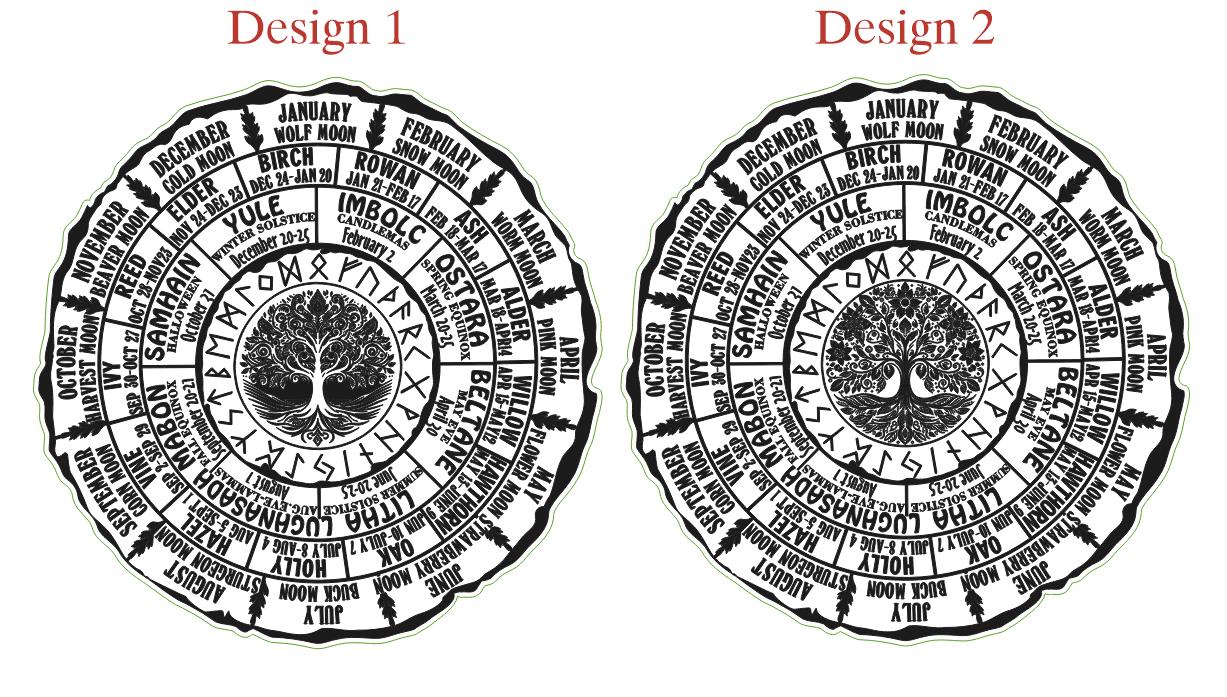 Wheel Of The Year Wood Sign, Celtic Tree of Life Calendar, Tree of Life, Pagan Calendar, Witchcraft, Wheel of Life, Witch Altar, Witch Decor
