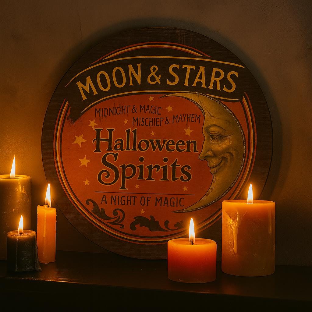 Vintage Halloween Witchy Porch Sign