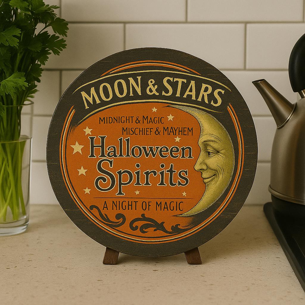 Vintage Halloween Witchy Porch Sign
