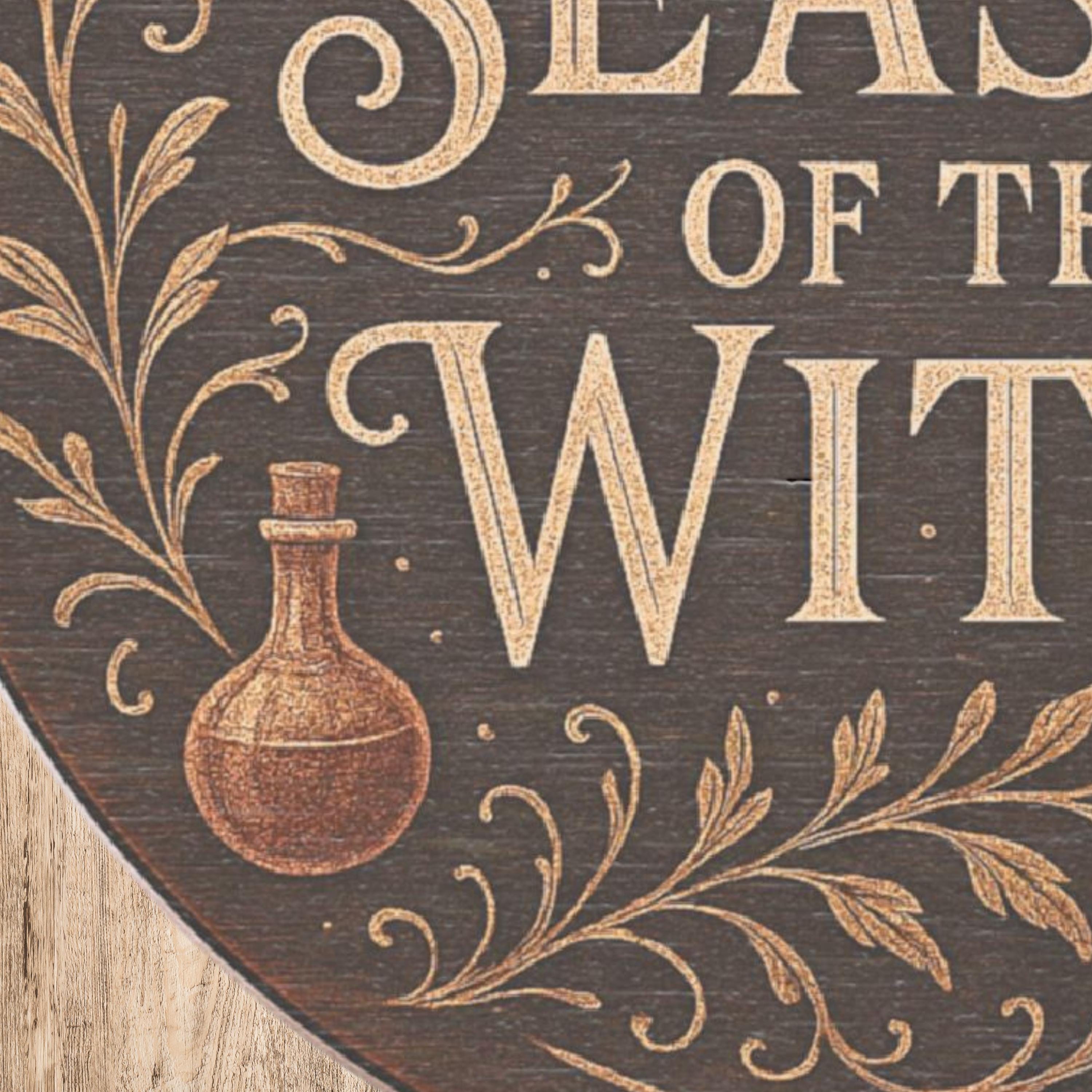 Season of the Witch Wooden Sign