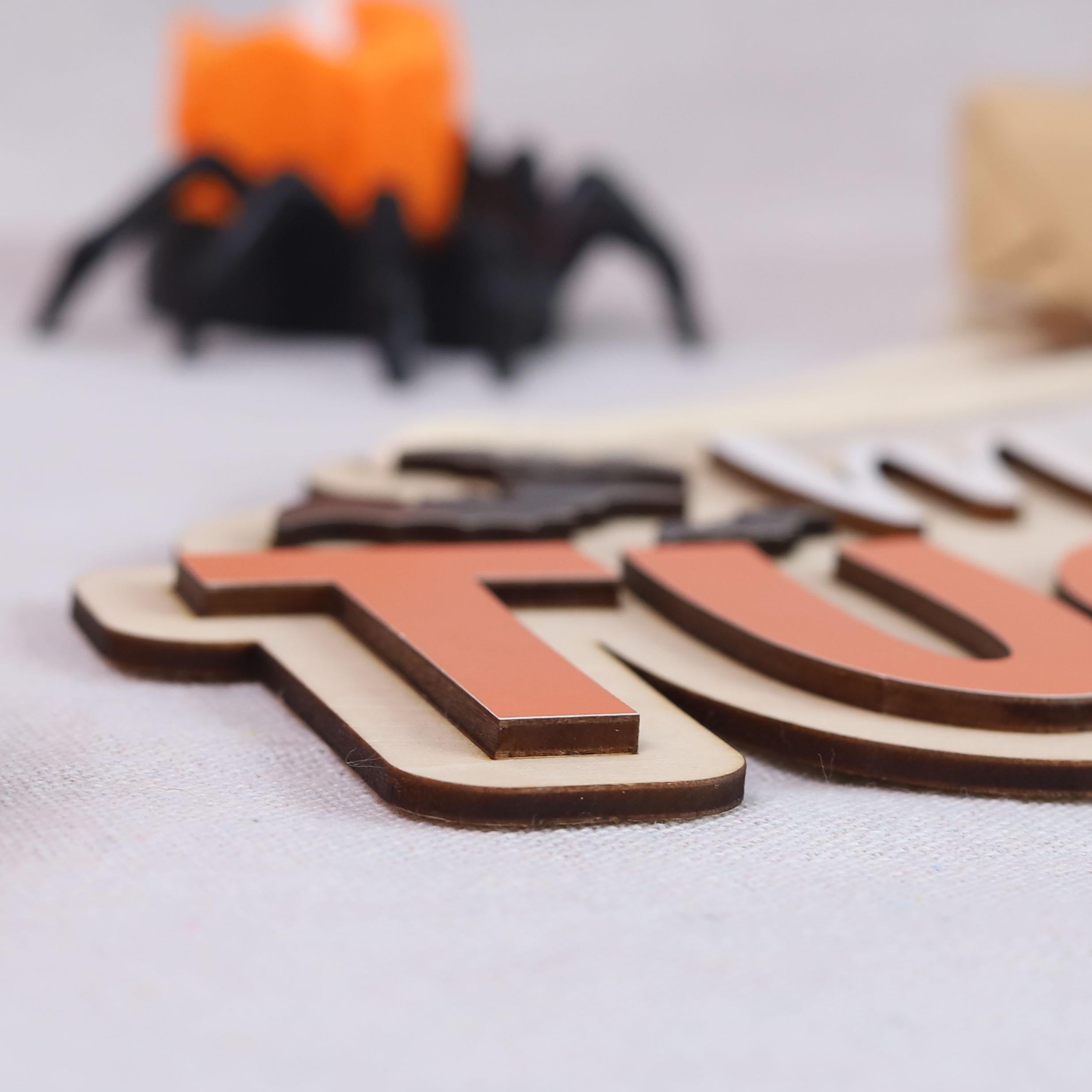 Personalized Halloween Name Sign